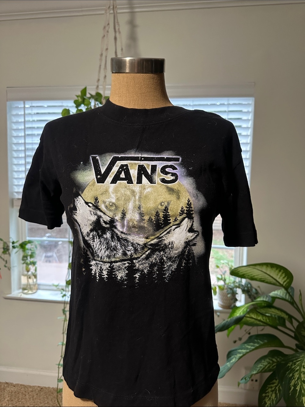 Vans Black Wolf Moon Graphic Tee